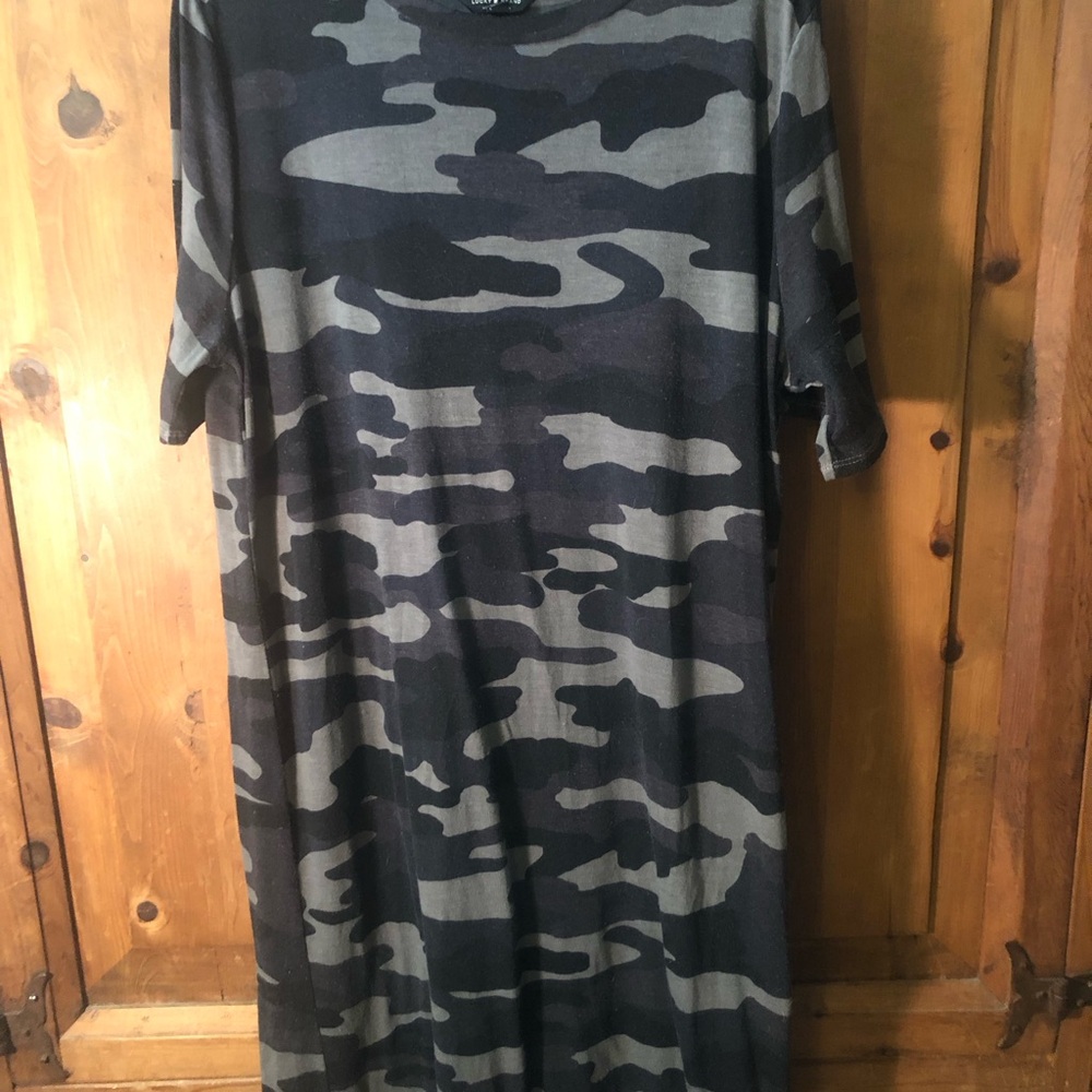 Woman’s Camouflage T-Shirt Tunic/Dress